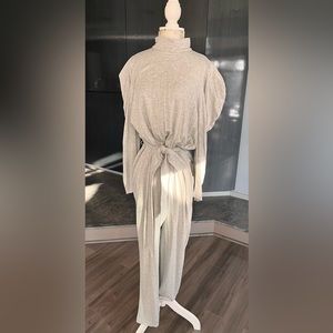 NWT Express Gray Modal/Jersey Jumpsuit